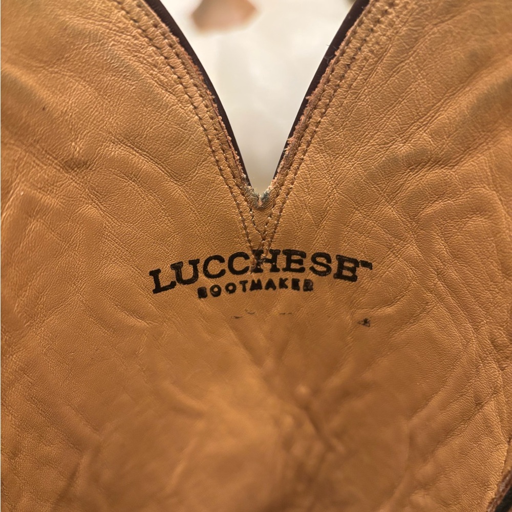 Lucchese Brown Heeled Boots - Picture 12 of 16